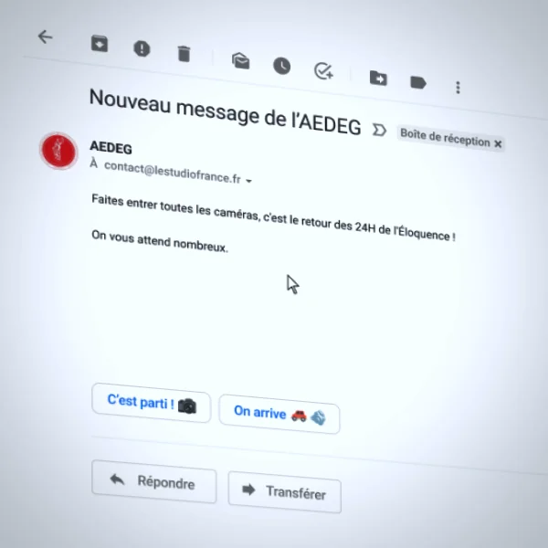 Post Instagram du Studio pour les 24h de l'Éloquence