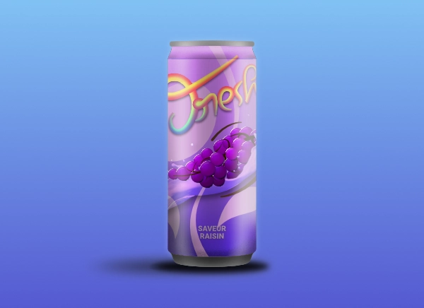 Design de boisson en canette